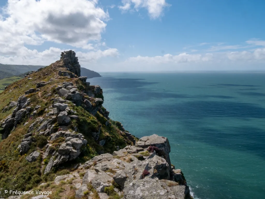 Valley of rocks région d'exmoor lors d'un roadtrip dans le Sud de l'Angleterre