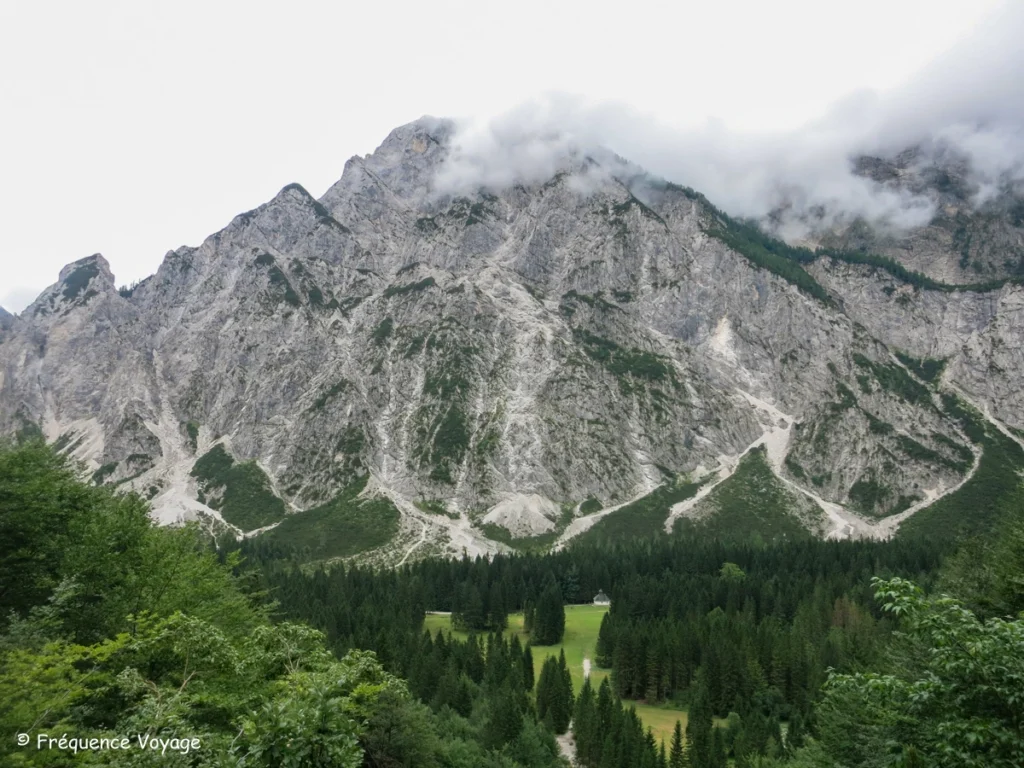 randonnée à kranjska Gora lors d'un roadtrip en Slovénie