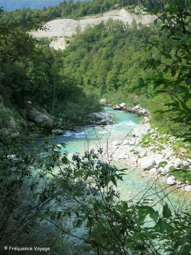 Vallée de la Soca lors d'un roadtrip en Slovénie